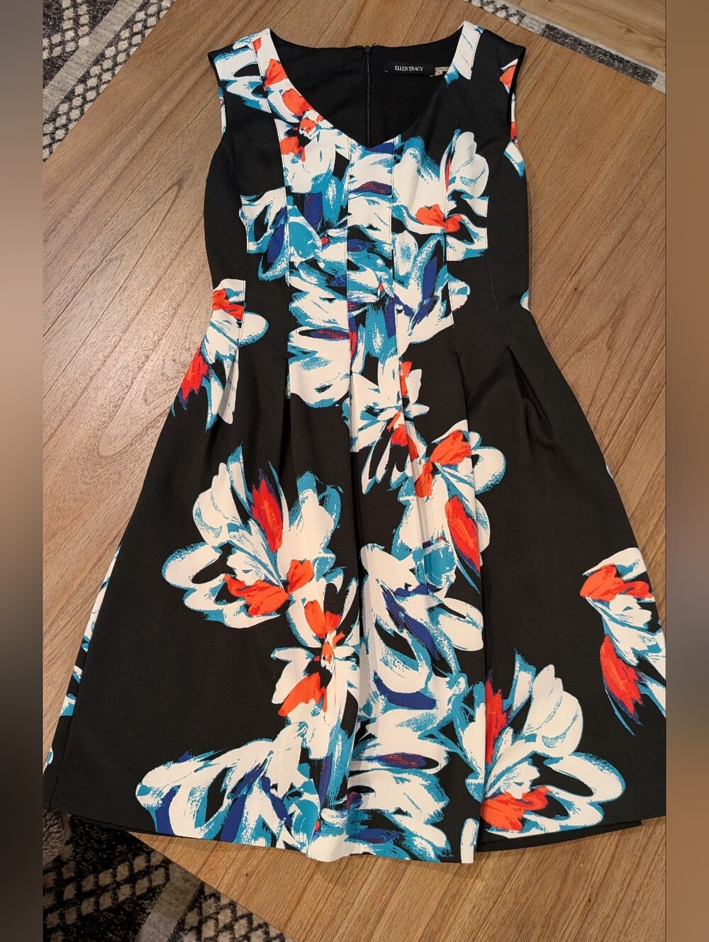 Ellen Tracy Black Dress with Pockets